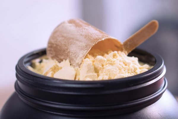 Container of protein powder